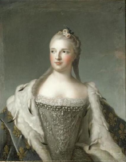 Jjean-Marc nattier Marie-Josephe of Saxony, Dauphine of France previously wrongly called Madame Henriette de France